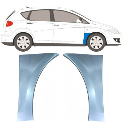 Etulokasuojan korjauspelti varten Seat Altea Toledo 2004-2015 / Vasen+Oikea / Sarja 9443