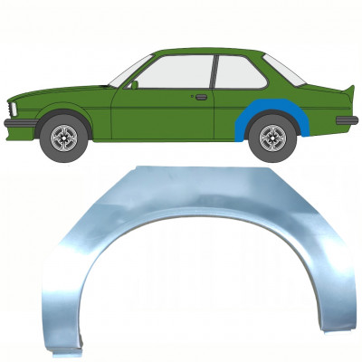 Takalokasuoja korjaussarja varten Opel Ascona B 1975-1981 / Vasen 8789