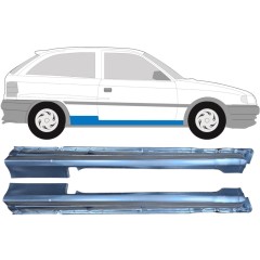 Kynnyspelti varten Opel Astra F 1991-2002 / Vasen+Oikea / Sarja 9448