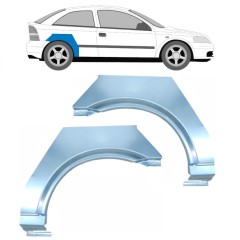 Takalokasuoja korjaussarja varten Opel Astra G 1998-2009 / Vasen+Oikea / Sarja 10518