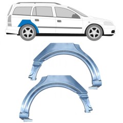 Takalokasuoja korjaussarja varten Opel Astra G 1998-2009 / Vasen+Oikea / COMBI / Sarja 10434