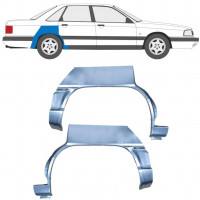 Takalokasuoja korjaussarja varten Audi 100 C3 1982-1991 / Vasen+Oikea / Sarja 9993