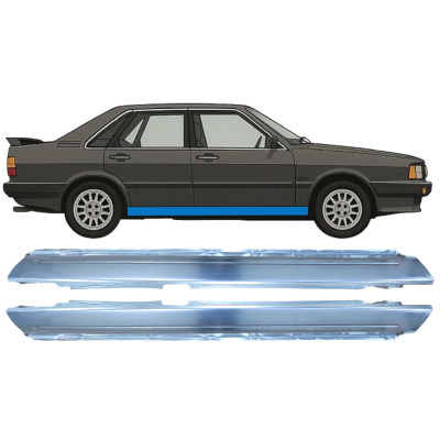 Kynnyspelti varten Audi 80 B2 1978-1986 / Vasen+Oikea / Sarja 9116