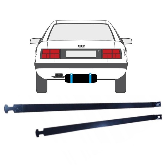 Polttoainetankin kiinnityspanta varten Audi 100 C3 1982-1990 14955