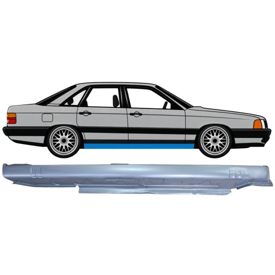 Kynnyspelti varten Audi 100 C3 1982-1990 / Oikea 6419
