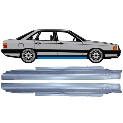 Kynnyspelti varten Audi 100 C3 1982-1990 / Vasen+Oikea / Sarja 6418