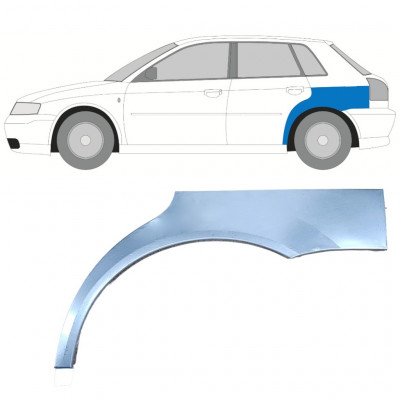 Takalokasuoja korjaussarja varten Audi A3 8L 1996-2003 / Vasen 11794