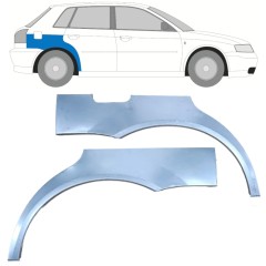 Takalokasuoja korjaussarja varten Audi A3 8L 1996-2003 / Vasen+Oikea / Sarja 11795