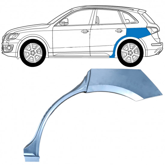 Takalokasuoja korjaussarja varten Audi Q5 2008-2012 / Vasen 11401