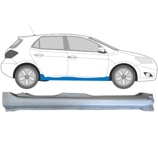 Kynnyspelti varten Toyota Auris 2007-2012 / Oikea 15089