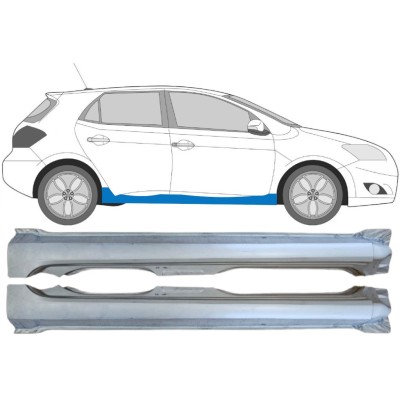 Kynnyspelti varten Toyota Auris 2007-2012 / Vasen+Oikea / Sarja 15091