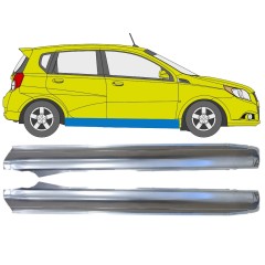 Kynnyspelti varten Chevrolet Aveo 2006-2011 / Vasen+Oikea / HATCHBACK / Sarja 14557