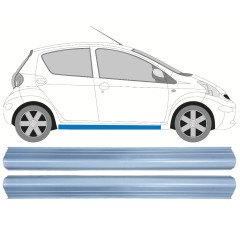 Kynnyspelti korjauspaneeli varten Citroen C1 2005-2012 / Vasen+Oikea / Sarja 14302