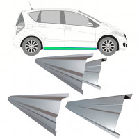 Sisäinen ja ulkoinen kynnyksen korjauspaneeli varten Mercedes A-class 2004-2012 / Vasen = Oikea (symmetrinen) 11156