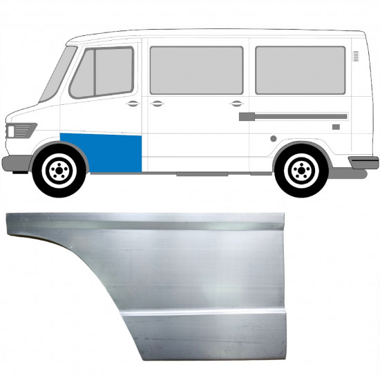Korkea etuoven korjausosa varten Mercedes T1 1977-1996 / Vasen 5225