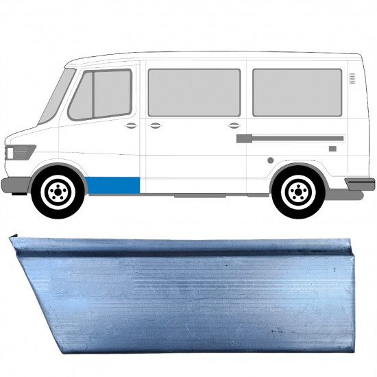 Etuoven korjausosa varten Mercedes T1 1977-1996 / Vasen 5228