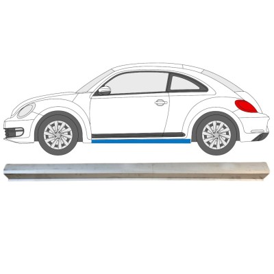 Kynnyspelti korjauspaneeli alempi osa varten Volkswagen Beetle 2011-2019 / Vasen 15096