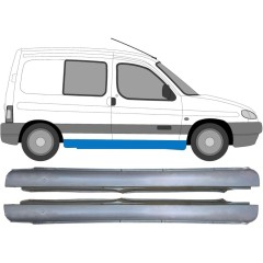 Kynnyspelti varten Peugeot Partner 1996-2008 / Vasen+Oikea / Sarja 10643