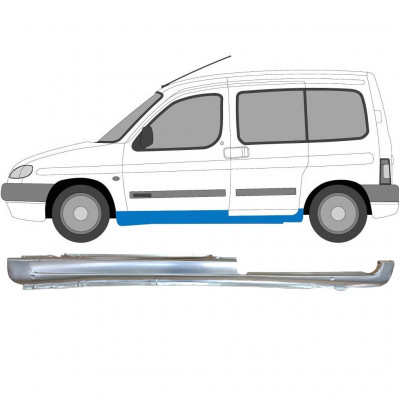 Kynnyspelti korjauspaneeli varten Peugeot Partner 1996- / Vasen 6955