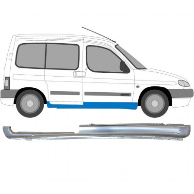Kynnyspelti korjauspaneeli varten Peugeot Partner 1996- / Oikea 6954