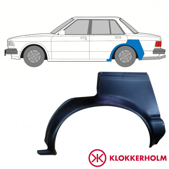 Takalokasuoja korjaussarja varten Nissan Bluebird 1983-1990 / Vasen 10983