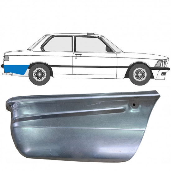 Takalokasuoja korjaussarja varten BMW 3 E21 1975-1984 / Oikea 6414