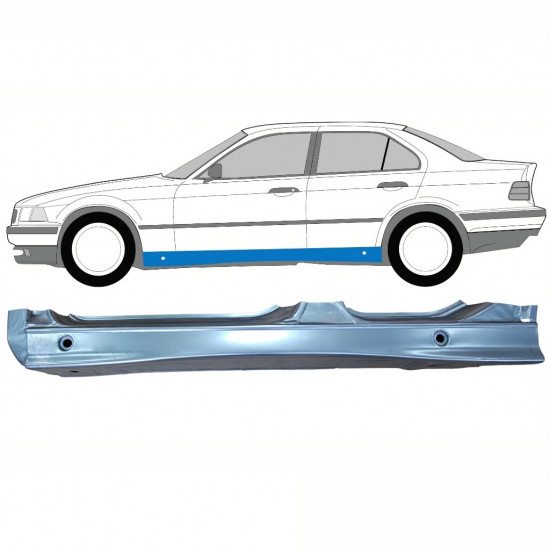 Kynnyspelti varten BMW 3 E36 1990-2000 / Vasen 10855