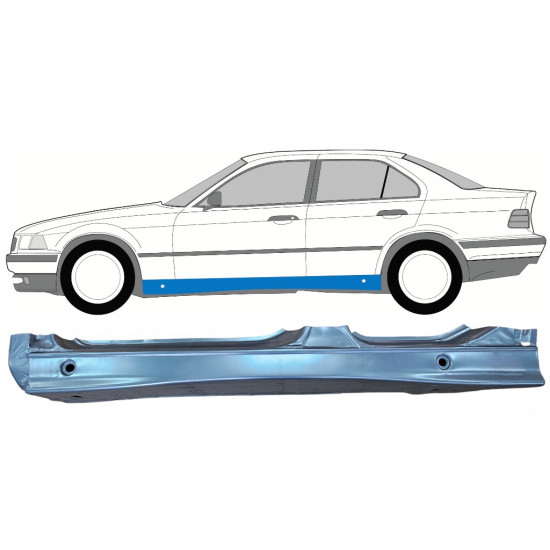 Kynnyspelti varten BMW 3 E36 1990-2000 / Vasen 11096