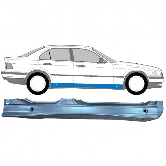 Kynnyspelti varten BMW 3 E36 1990-2000 / Oikea 11095