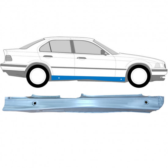 Kynnyspelti varten BMW 3 E36 1990-2000 / Oikea 6215