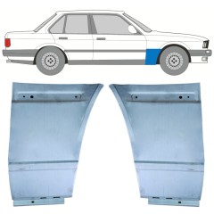 Etulokasuojan korjauspelti varten BMW 3 E30 1982-1994 / Vasen+Oikea / COMBI / SEDAN / Sarja 11483