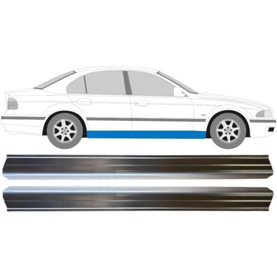 Kynnyspelti korjauspaneeli alempi osa varten BMW 5 E39 1996-2004 / Vasen+Oikea / Sarja 14966