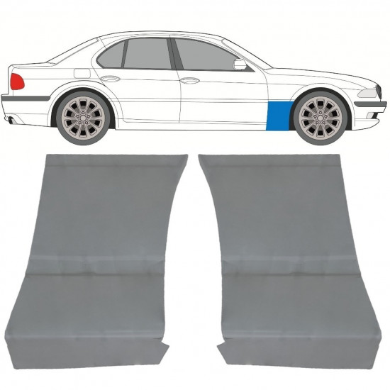 Etulokasuojan korjauspelti varten BMW 7 E38 1994-2001 / Sarja 11787