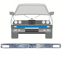 Kromattu etupuskuri varten BMW 3 E30 1982-1987  12059