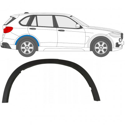 Takalokasuojan sivulista varten BMW X5 2013-2019 / Oikea 7654