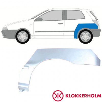 Takalokasuoja korjaussarja varten Fiat Bravo 1995-2001 / Vasen 10989