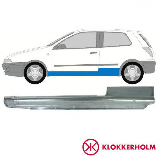 Kynnyspelti korjauspaneeli varten Fiat Bravo 1995-2001 / Vasen 10986