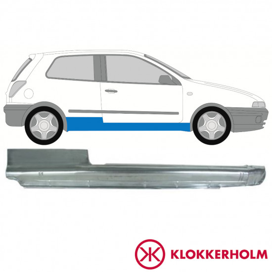 Kynnyspelti korjauspaneeli varten Fiat Bravo 1995-2001 / Oikea 10985