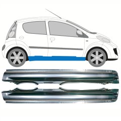 Kynnyspelti korjauspaneeli varten Citroen C1 2005-2012 / Vasen+Oikea / Sarja 14110