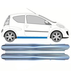 Kynnyspelti korjauspaneeli varten Citroen C1 2005-2012 / Vasen+Oikea / Sarja 10711