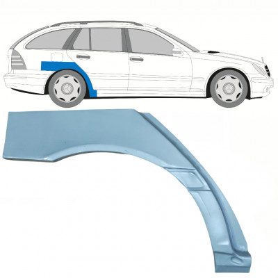 Takalokasuoja korjaussarja varten Mercedes C-class 2000-2007 / Oikea / COMBI 9098