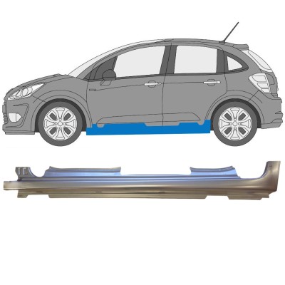 Kynnyspelti varten Citroen C3 2009-2016 / Vasen 14636
