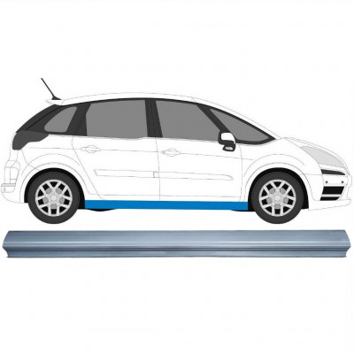 Kynnyspelti korjauspaneeli varten Citroen C4 Picasso 2006-2013 / Vasen = Oikea (symmetrinen) 11914