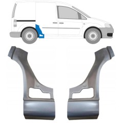 Takalokasuoja korjaussarja varten Volkswagen Caddy 2004-2020 / Vasen+Oikea / Sarja 15164