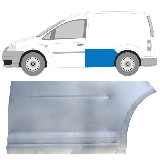 Sivukorjauspaneeli varten Volkswagen Caddy 2004-2020 / Vasen 16282