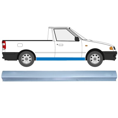 Kynnyspelti korjauspaneeli varten Volkswagen Caddy 1995-2004 / Vasen = Oikea (symmetrinen) / PICKUP 16185