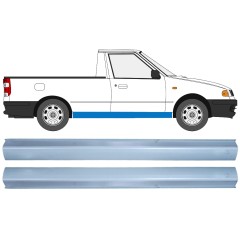 Kynnyspelti korjauspaneeli varten Volkswagen Caddy 1995-2004 / Vasen = Oikea (symmetrinen) / PICKUP / Sarja 16186