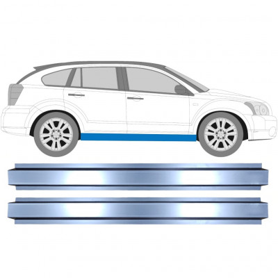 Kynnys sisäosa varten Dodge Caliber 2006-2013 / Vasen = Oikea (symmetrinen) / Sarja 10087