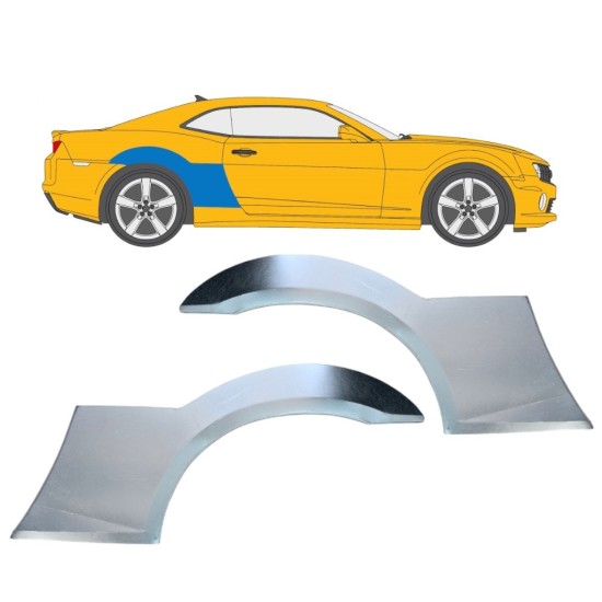 Takalokasuoja korjaussarja varten Chevrolet Camaro 2009-2015 / Vasen+Oikea / Sarja 16333