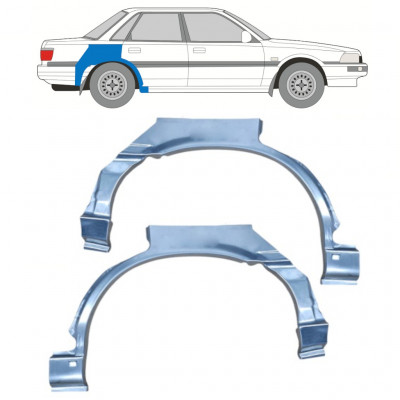 Takalokasuoja korjaussarja varten Toyota Camry 1986-1991 / Vasen+Oikea / Sarja 10996